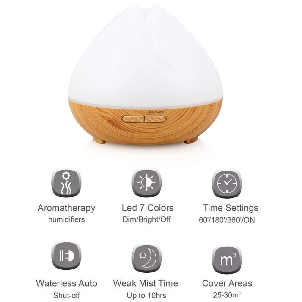 Smart WiFi Wireless Essential Oil Aromatherapy Diffuser