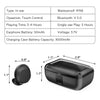 Image of Wireless Earbuds with Wireless Charging Case IPX8 Waterproof - Black