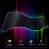 Image of RGB LED Gaming Mouse Pad with Stitched Edges - 31.5 X 12 Inch