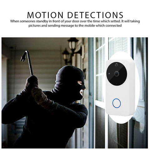 Smart Video Doorbell Camera - Night Vision & Motion Detection