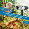 Image of Ultrasonic Chipmunk Repeller PACK of 4 - Solar Powered - Flashing Light- Get Rid of Chipmunks in 48 Hours or It's FREE