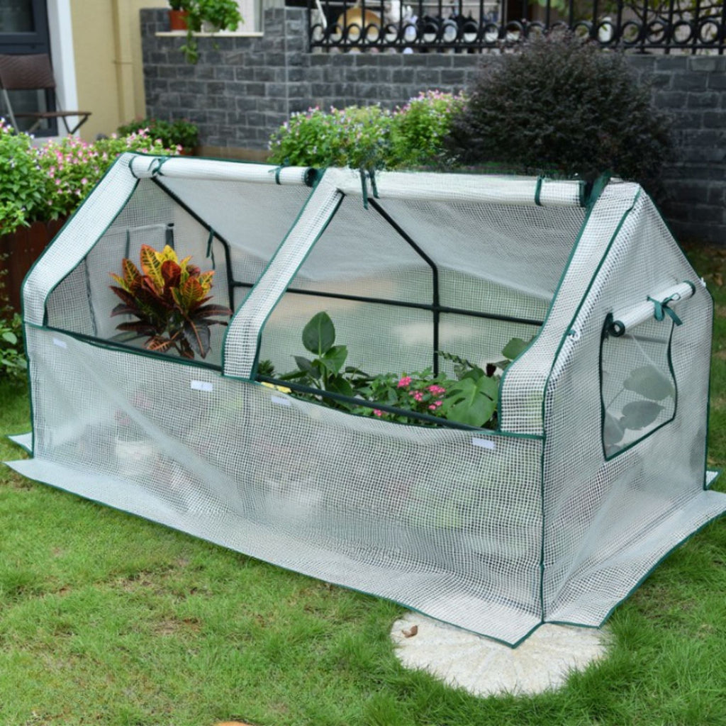 Portable Greenhouse Garden Bed for Indoor and Outdoor