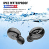 Image of Wireless Earbuds with Wireless Charging Case IPX5 Waterproof - Black