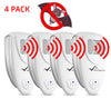Image of Ultrasonic Bat Repellent - PACK of 4 - Get Rid Of Bats In 48 Hours Or It's FREE