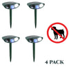 Image of Dog Outdoor Solar Ultrasonic Repeller PACK of 4 - Get Rid of Dogs in 48 Hours or It's FREE