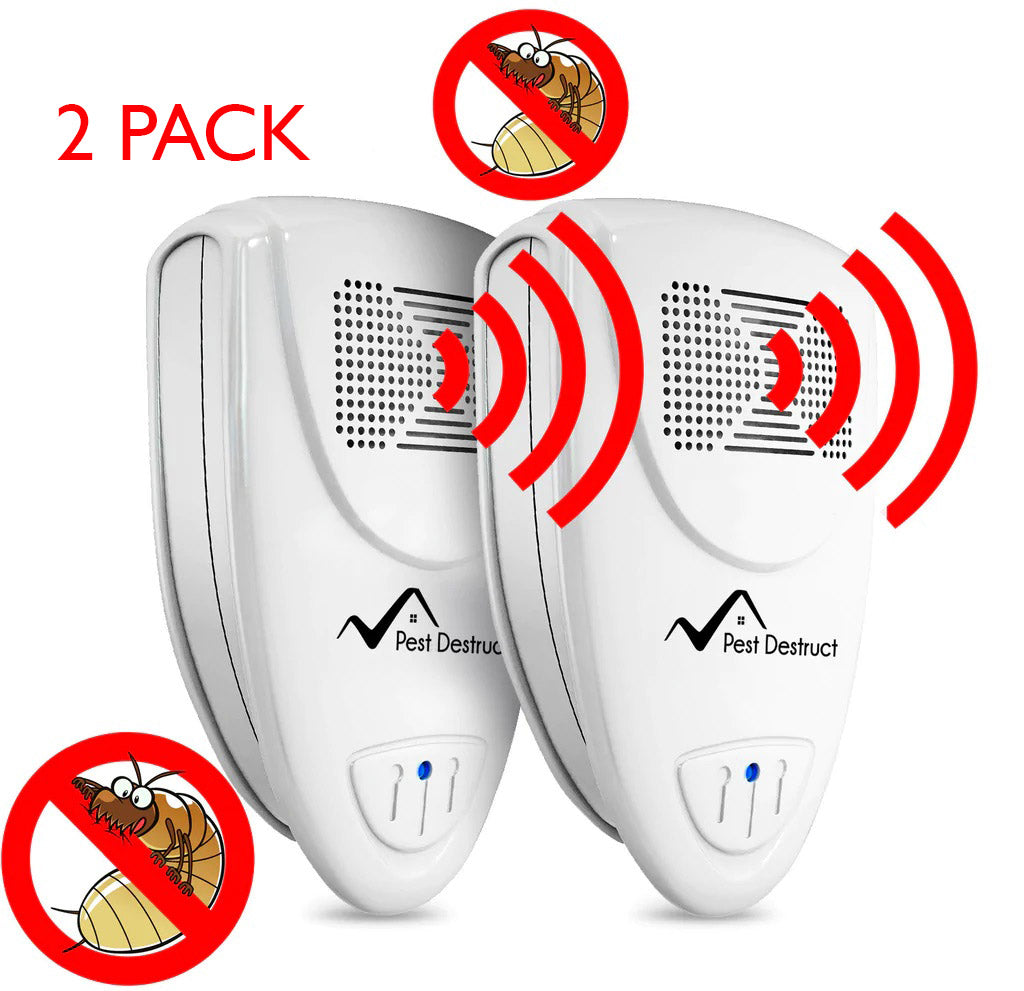 Ultrasonic Termite Repellent PACK of 2 - Get Rid Of Termite In 48 Hours Or It's FREE